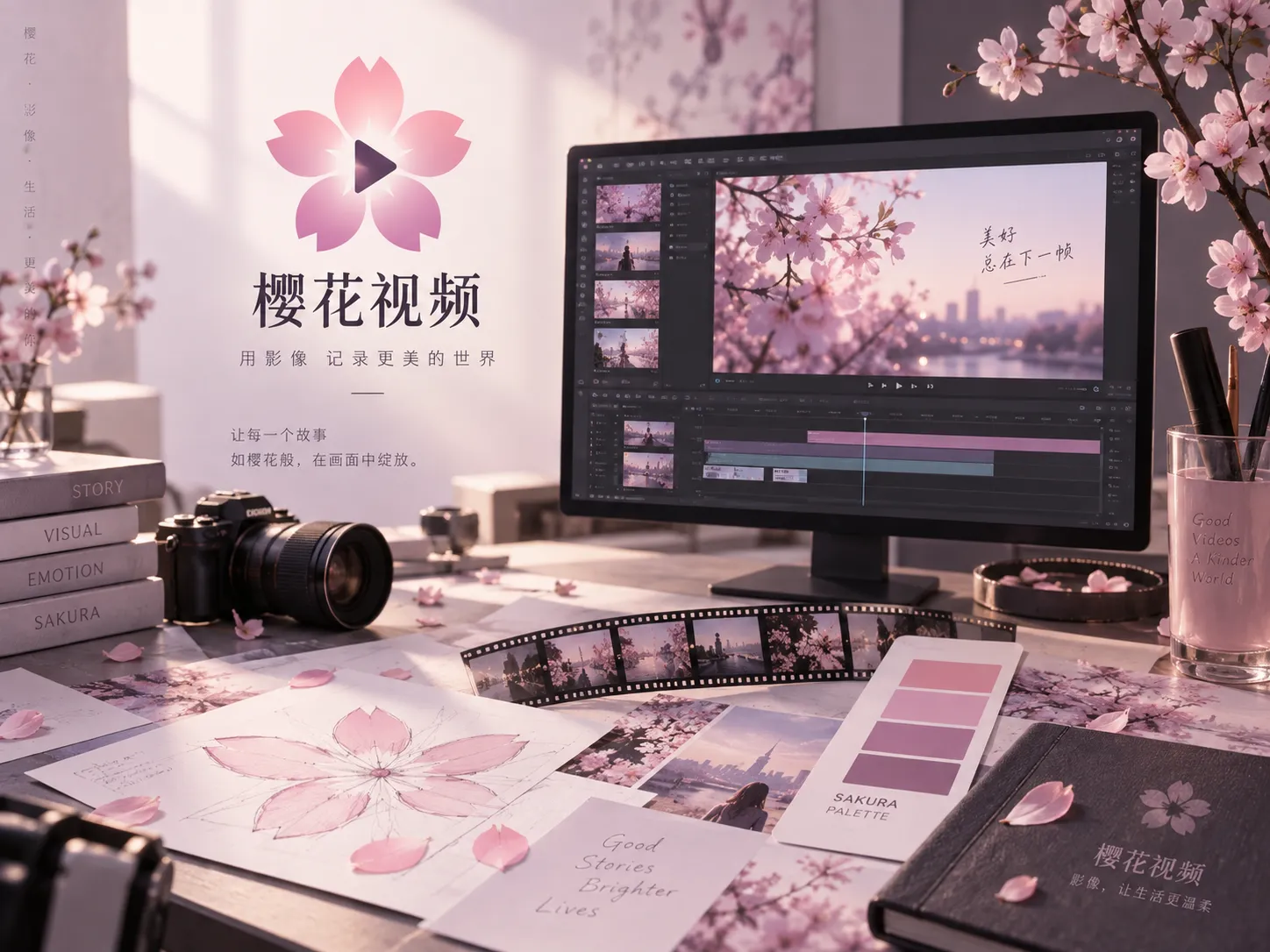 樱花视频品牌与官网信息视觉